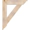 Ekena Millwork Traditional Traditional Smooth Bracket, Douglas Fir, 5 1/2"W x 32"D x 38"H BKT06X32X38TRA01SDF - alternate 3